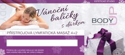 Přístrojová lymfatická masáž 4+2 | Dárkové poukazy - Body UP