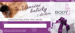 Vánoční balíček pro muže | Dárkové poukazy - Body UP