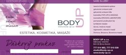 Dárkový poukaz | Dárkové poukazy - Body UP
